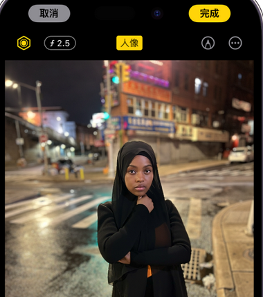 湛江苹果15服务店分享如何在iPhone15系列机型拍摄照片中添加人像效果 